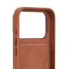 Mujjo Troubadour modułowe etui skórzane do Apple iPhone 18 Pro / 17 Pro, MagSafe, jasnobrązowe