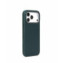 Mujjo Troubadour etui skórzane do Apple iPhone 18 Pro Max / 17 Pro Max, MagSafe, w kolorze obsydianowej zieleni