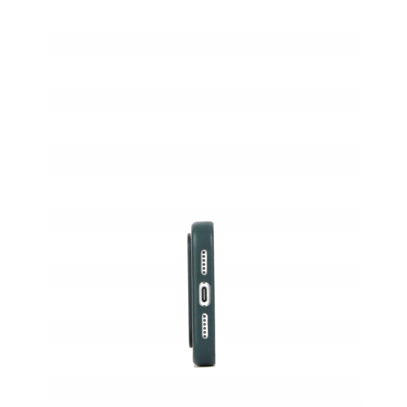 Mujjo Troubadour etui skórzane do Apple iPhone 18 Pro Max / 17 Pro Max, MagSafe, w kolorze obsydianowej zieleni