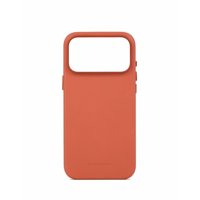 Mujjo Troubadour etui skórzane do Apple iPhone 18 Pro Max / 17 Pro Max, MagSafe, w kolorze terakoty
