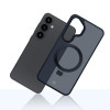 3MK Smoke Case Mag&Stand etui na smartfon Samsung Galaxy S25+, czarne