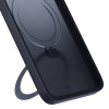 3MK Smoke Case Mag&Stand etui na smartfon Samsung Galaxy S25+, czarne