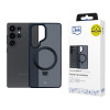 3MK Smoke Case Mag&Stand etui na smartfon Samsung Galaxy S25 Ultra, czarne