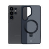 3MK Smoke Case Mag&Stand etui na smartfon Samsung Galaxy S25 Ultra, czarne
