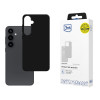 3MK Silicone Case etui silikonowe do Samsung Galaxy S25+, czarne