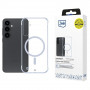 3mk Just20g MagCase etui do Samsung Galaxy S25, przezroczyste