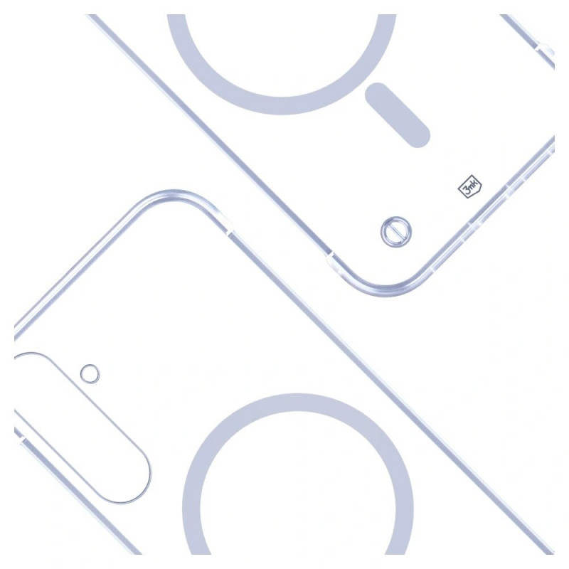 3mk Just20g MagCase etui do Samsung Galaxy S25, przezroczyste