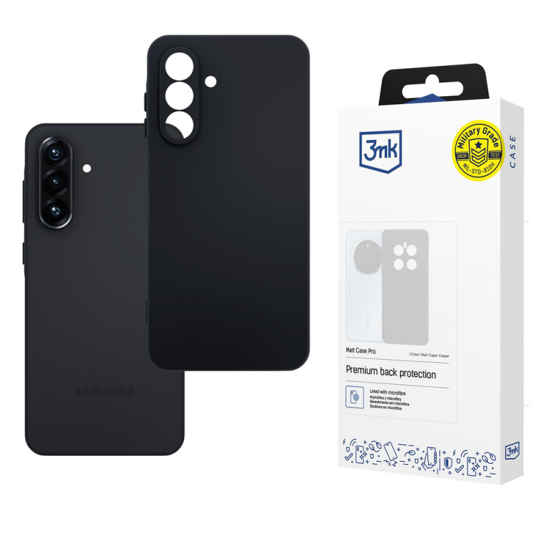 3MK Matt Case Pro etui do Samsung Galaxy A26 5G, czarne