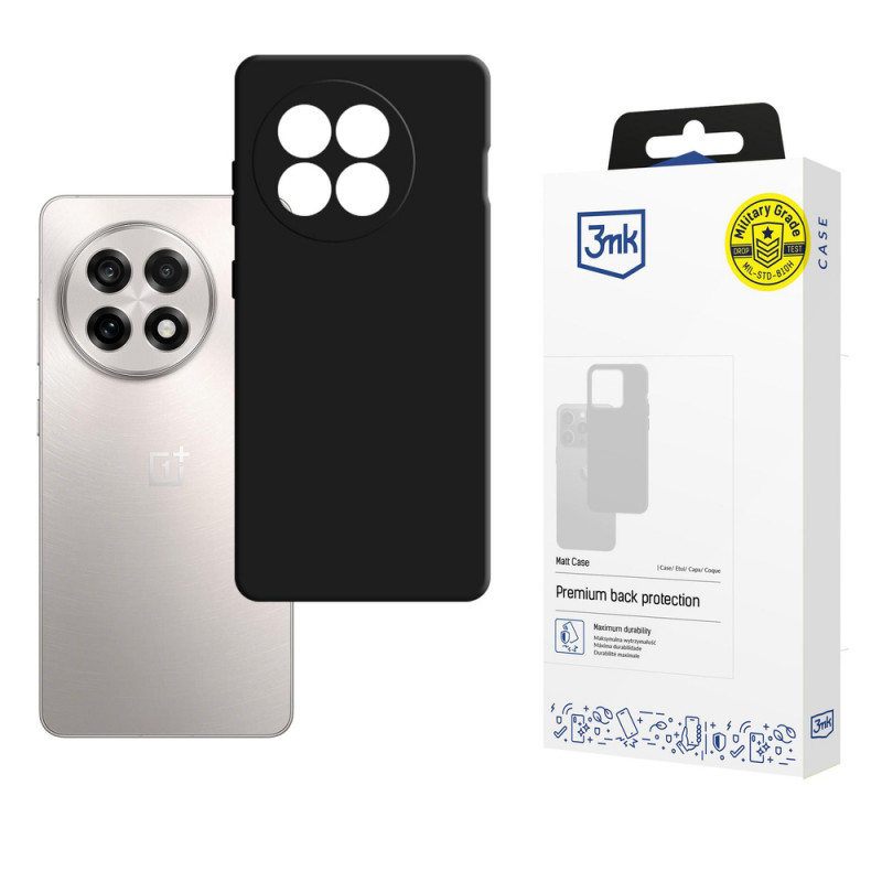 3MK Matt Case etui na smartfon OnePlus 13R / Ace 5, czarne