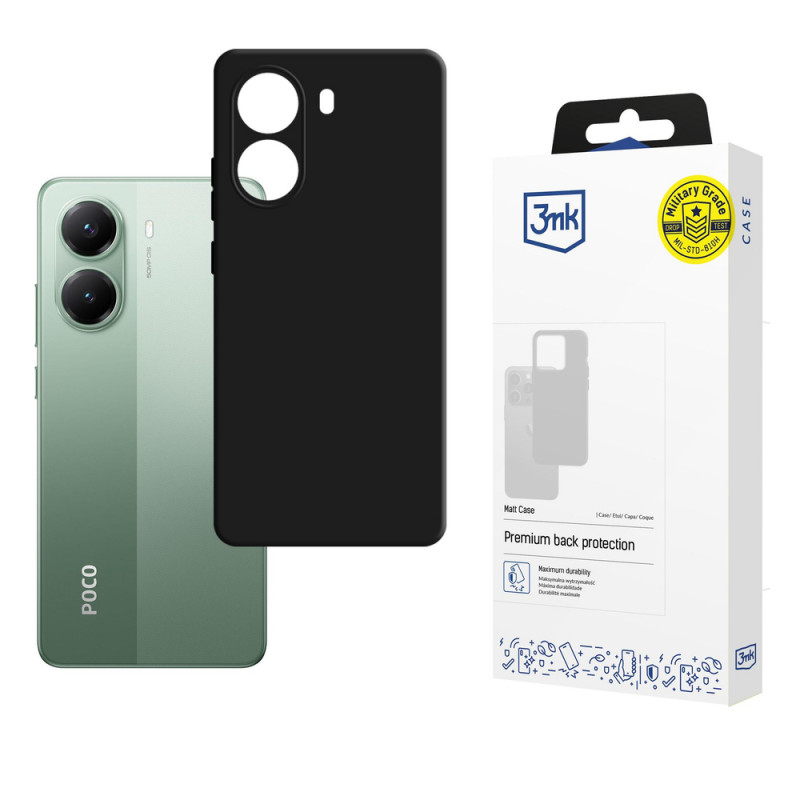 3MK Matt Case etui na smartfon POCO X7 Pro, czarne