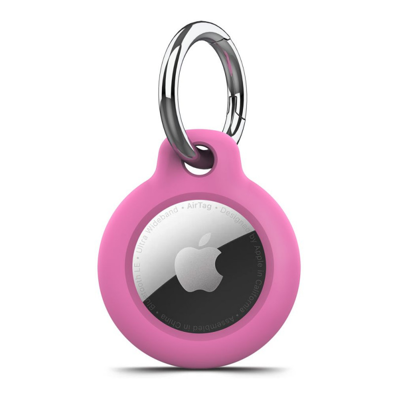 Tech-Protect Rough ochronny brelok do Apple AirTag 1 / 2, różowy