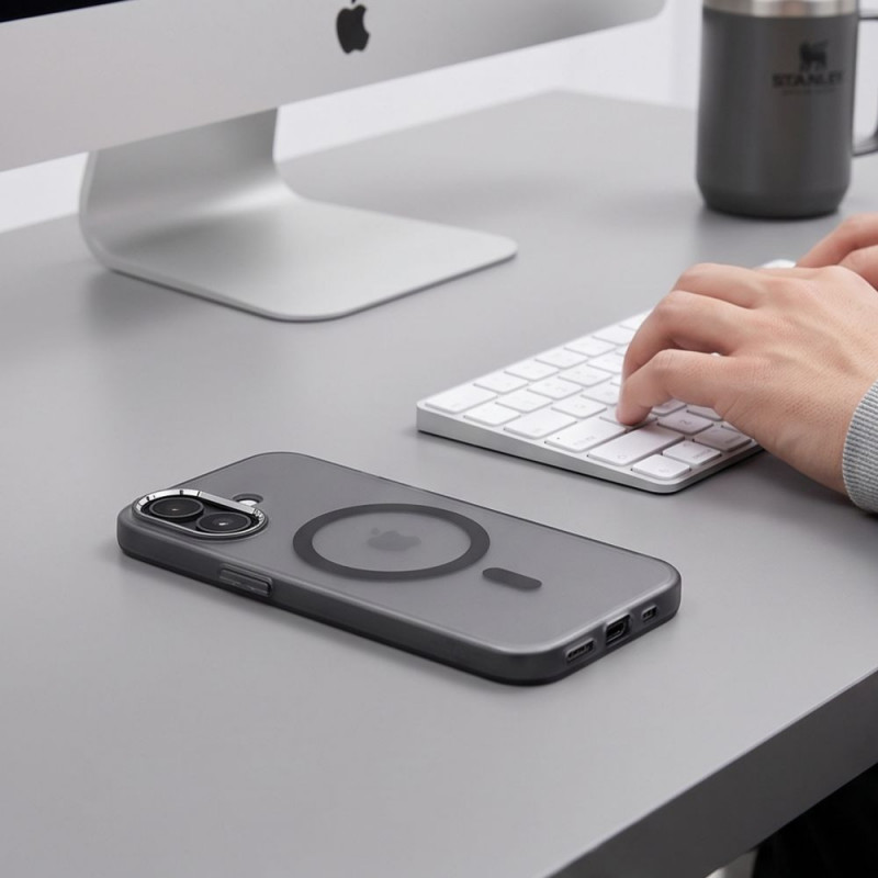 Tech-Protect MagZero MagSafe etui do Apple iPhone 17, matowe czarne