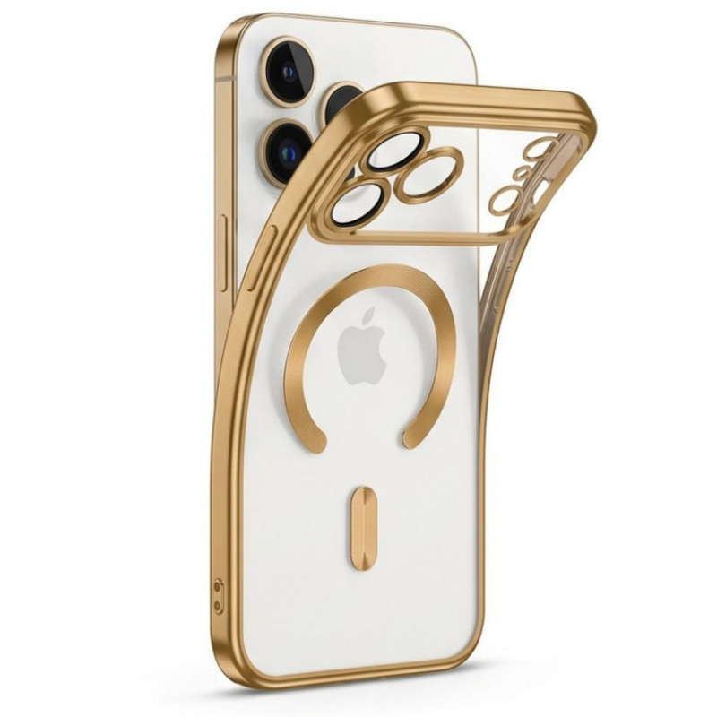 Tech-Protect Magflex MagSafe etui do Apple iPhone 17 Pro Max / 18 Pro Max, błyszczące złote
