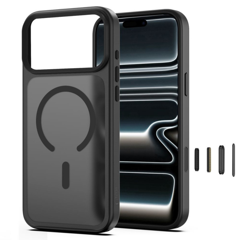 Tech-Protect Magmat MagSafe CC etui do Apple iPhone 17 Pro / 18 Pro, matowe czarne