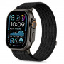 Tech-Protect Nylon Sport pasek do Apple Watch 44/45/46/49 mm, czarny