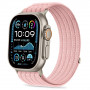 Tech-Protect Nylon Sport pasek do Apple Watch 44/45/46/49 mm, jasnoróżowy