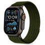 Tech-Protect Nylon Sport pasek do Apple Watch 44/45/46/49 mm, ciemnozielony