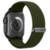 Tech-Protect Nylon Sport pasek do Apple Watch 44/45/46/49 mm, ciemnozielony