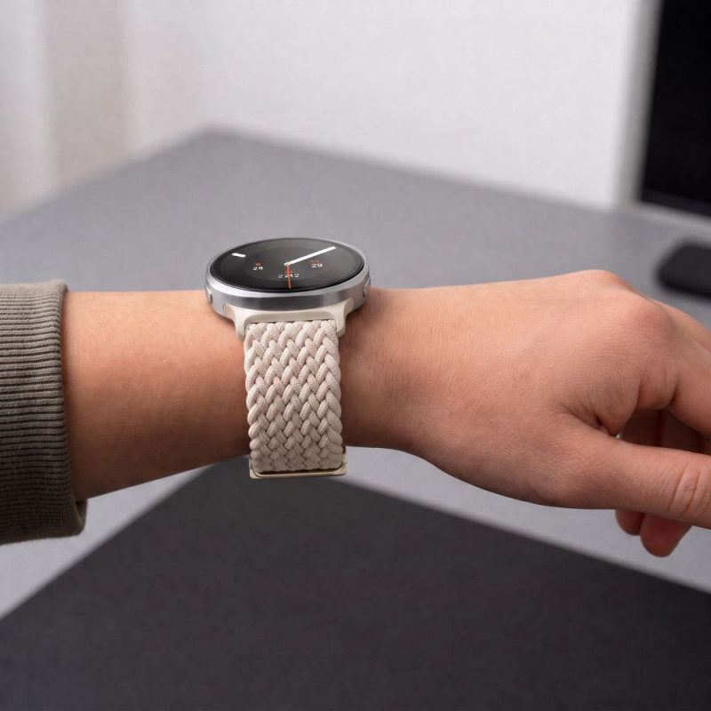 Tech-Protect NylonMag pasek do Samsung Galaxy Watch 8 / 9 / Classic 40 / 44 / 46 mm, Starlight