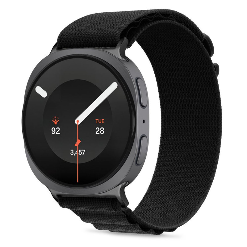 Tech-Protect Nylon Pro pasek do Samsung Galaxy Watch 8 / 9 / Classic 40 / 44 / 46 mm, czarny