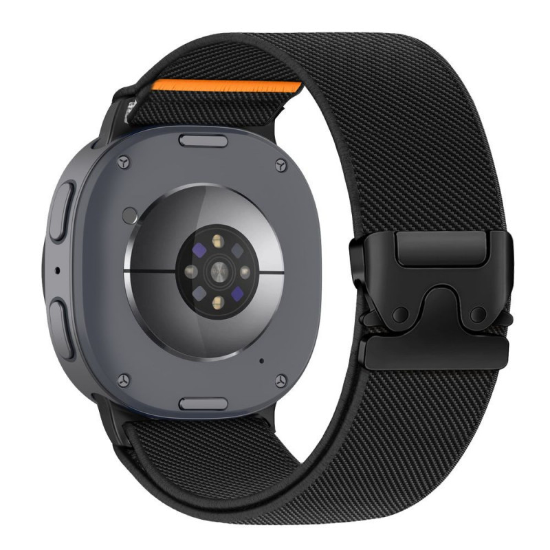 Tech-Protect Nylon Clasp pasek do zegarka Samsung Galaxy Watch 8 / 9 / Classic 40 / 44 / 46 mm, czarny