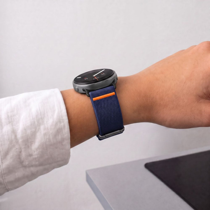 Tech-Protect Nylon Clasp pasek do zegarka Samsung Galaxy Watch 8 / 9 / Classic 40 / 44 / 46 mm, granatowy