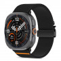 Tech-Protect Nylon Clasp pasek do zegarka Samsung Galaxy Watch Ultra 1 / 2 2024-2026 47 mm, czarny