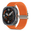 Tech-Protect Nylon Clasp pasek do zegarka Samsung Galaxy Watch Ultra 1 / 2 2024-2026 47 mm, pomarańczowy