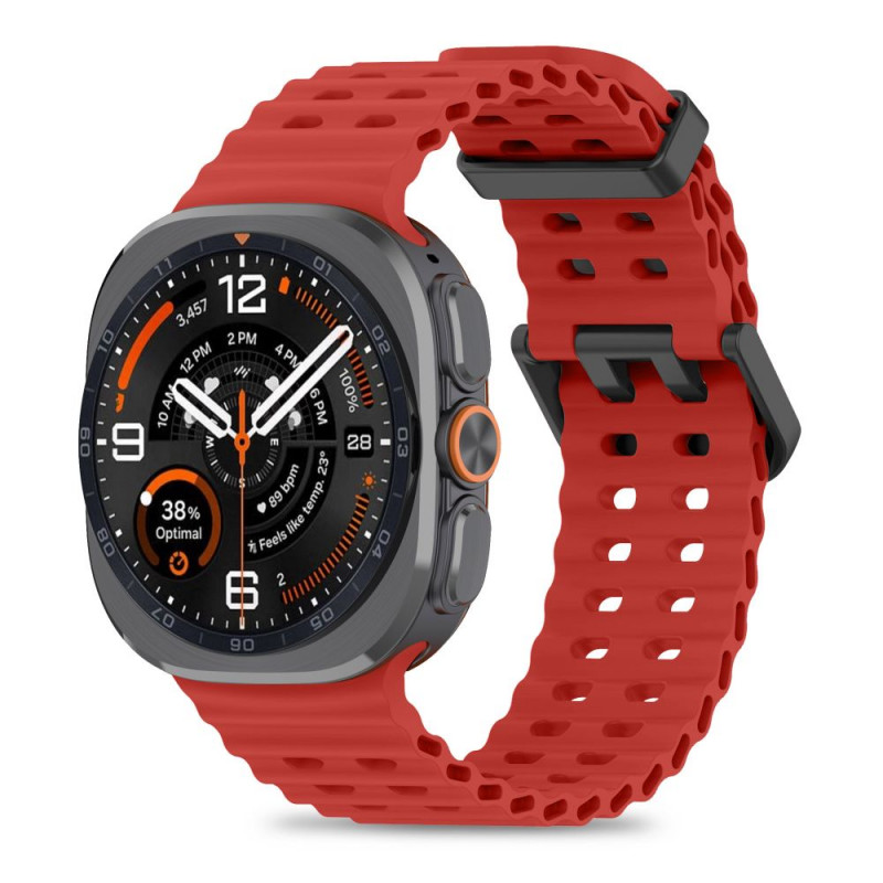 Tech-Protect Iconband Pro pasek do zegarka Samsung Galaxy Watch Ultra 1 / 2 2024-2026 47 mm, karmazynowy