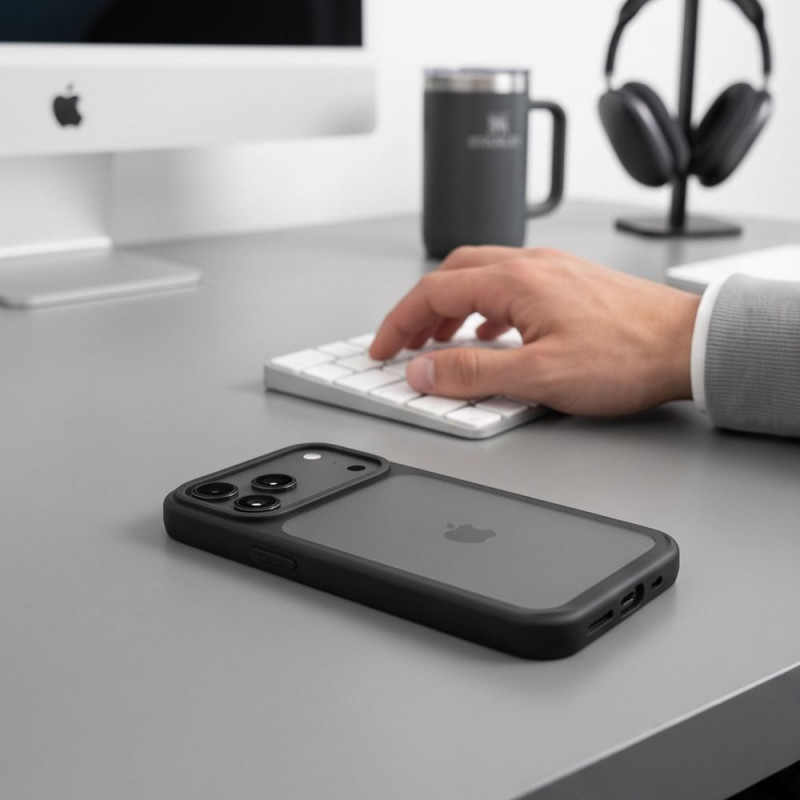 Tech-Protect Magmat CC etui do Apple iPhone 17 Pro / 18 Pro, matowe czarne