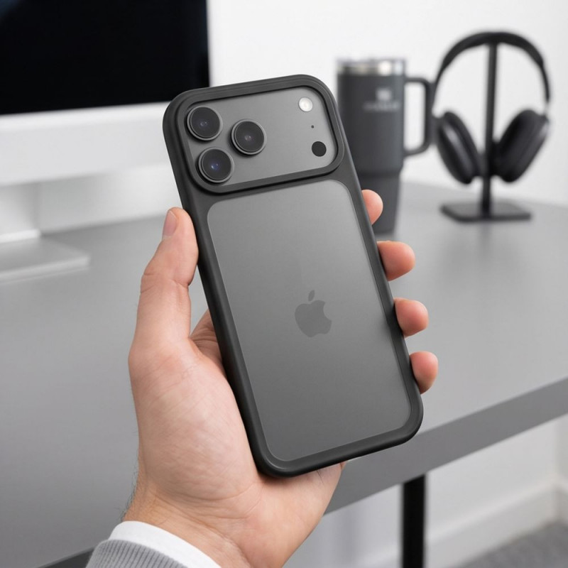 Tech-Protect Magmat CC etui do Apple iPhone 17 Pro Max / 18 Pro Max, matowe czarne