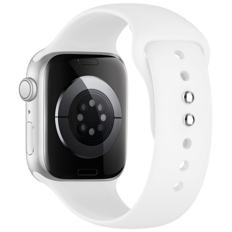 Tech-Protect Silicone pasek do Apple Watch 8/9/10/11/12/SE 40/41/42 mm, biały