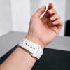 Tech-Protect Silicone pasek do Apple Watch 8/9/10/11/12/SE 40/41/42 mm, biały
