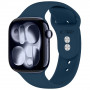 Tech-Protect Silicone pasek do Apple Watch 8/9/10/11/12/SE 40/41/42 mm, granatowy