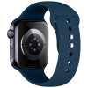 Tech-Protect Silicone pasek do Apple Watch 8/9/10/11/12/SE 40/41/42 mm, granatowy