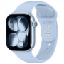 Tech-Protect Silicone pasek do Apple Watch 8/9/10/11/12/SE 40/41/42 mm, jasnoniebieski