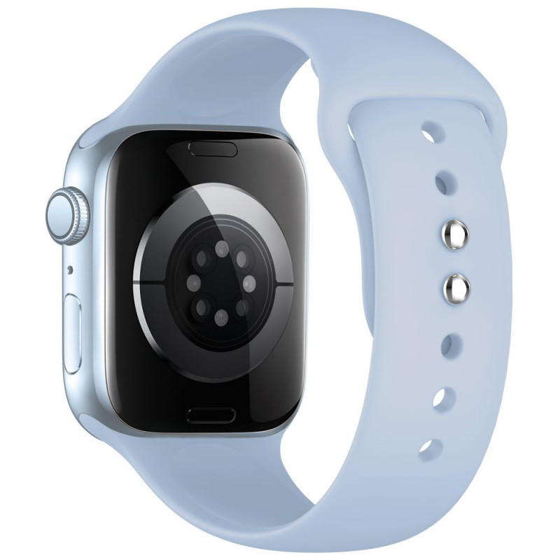 Tech-Protect Silicone pasek do Apple Watch 8/9/10/11/12/SE 40/41/42 mm, jasnoniebieski