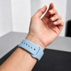 Tech-Protect Silicone pasek do Apple Watch 8/9/10/11/12/SE 40/41/42 mm, jasnoniebieski