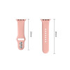 Tech-Protect Silicone pasek do Apple Watch 8/9/10/11/12/SE/Ultra 44/45/46/49 mm, brudny róż