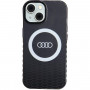 Etui Audi IML Big Logo MagSafe do iPhone 15 / 14 / 13, czarne (AUDI000075)