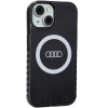 Etui Audi IML Big Logo MagSafe do iPhone 15 / 14 / 13, czarne (AUDI000075)