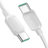 Kabel Joyroom S-A14 Multi-Color Series USB-C - USB-C, 60 W, 480 Mbps, 1,2 m, biały (S-CC100A141W)