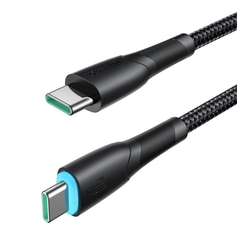 Joyroom Starry Series SA32-CC3 kabel USB-C - USB-C, 60 W, 480 Mb/s, 1 m, czarny