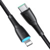 Joyroom Starry Series SA32-CC3 kabel USB-C - USB-C, 60 W, 480 Mb/s, 1 m, czarny