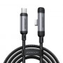 Joyroom EnjoyX Series S-A56 kabel USB-C - USB-C 90°, 60 W, 480 Mb/s, 1,2 m, czarny