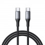 Joyroom Flash Series S-A28 kabel USB-C - USB-C, 60 W, 480 Mb/s, 1 m, czarny