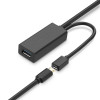 Przedłużacz USB 3.0 UGREEN US175 z portem zasilania micro USB, 5 m, czarny