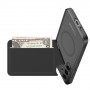 Dux Ducis etui Rafi II do Samsung Galaxy S25 z podstawką i portfelem, czarne