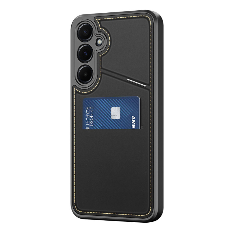 Dux Ducis etui Rafi II do Samsung Galaxy S25 z podstawką i portfelem, czarne