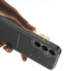Dux Ducis etui Rafi II do Samsung Galaxy S25 z podstawką i portfelem, czarne